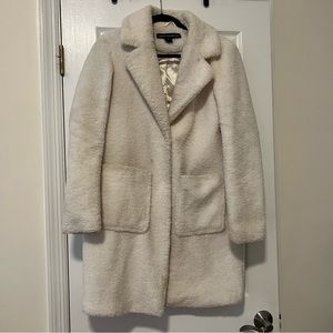 French Connection Boucle Teddy Coat